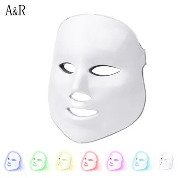 

LED Facial Mask 7 Colors Beauty Skin Care Rejuvenation Wrinkle Acne Removal Face Therapy Whitening Tighten Light Spa Instrument