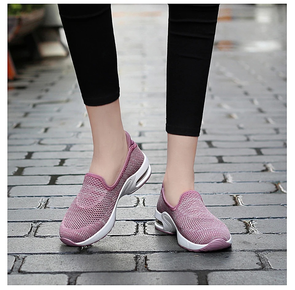 EOFK/Женская обувь; кроссовки; удобная тканевая повседневная обувь без застежки; женские кроссовки; плоская обувь для отдыха; Zapatillas Muier