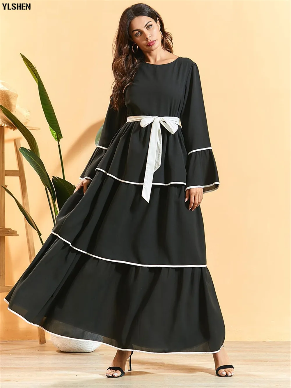 Abaya Dubai Turkey Muslim Hijab Dress Kaftan Caftan Marocain Islamic Clothing For Women Ramadan Dresses Islam Robe Musulman 06