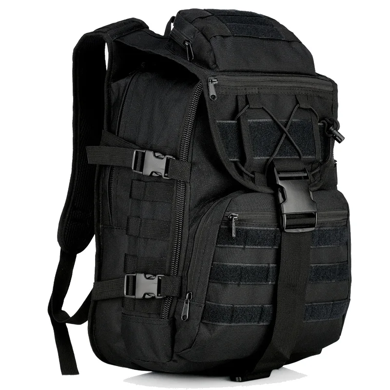 BLACK 35L 40L Открытый тактический рюкзак Военная армейская походная сумка для скалолазания, походная сумка, нейлоновая посылка, Штурмовой Рюкзак - Цвет: BLACK
