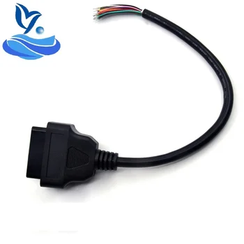 

OBD2 16Pin feMale Plug Connector ELM327 Extension Adapter OBD Cable OBDII EOBD 16 Pin OBD 2 Adaptor Opening Female Cable