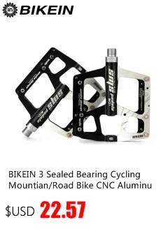 BIKEIN CNC алюминиевая педаль, сверхлегкая велосипедный 9/16 дюймов Платформа Плоские Педали 3 герметичные подшипники горный велосипед запчасти