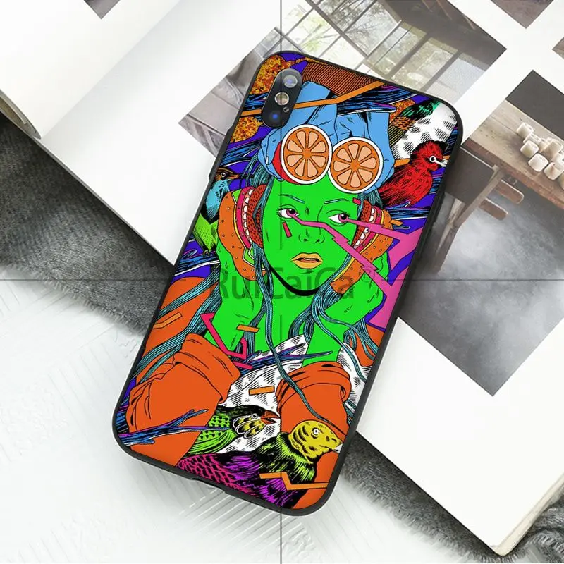 Personality art rapper color tattoo