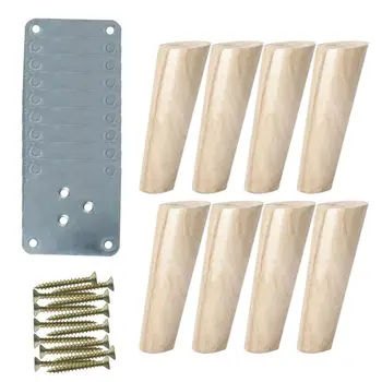

Solid Wood Furniture Leg Chair Table Couch Cabinet Feet Replacement Adjuster