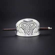 Женские палочки для волос с этническим рисунком викинга богемные геометрические заколки для волос полированные посеребренные заколки для волос Головные уборы