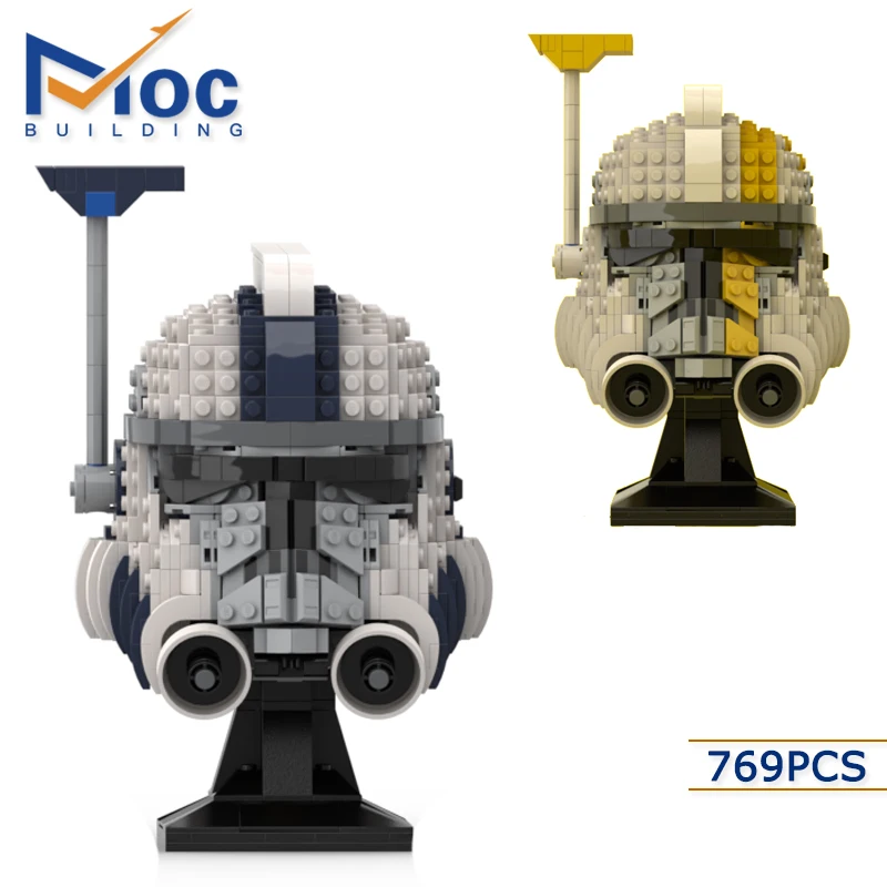 Star Movie Series ARC Havoc Blitz Helmet Statuet Model DIY Building Block Toys Brick Educational for Children Kids Xmas | Игрушки и