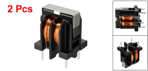 2Pcs Toroid Magnetic Inductor Monolayer Wire Wind Wound 10mH Inductance Coil