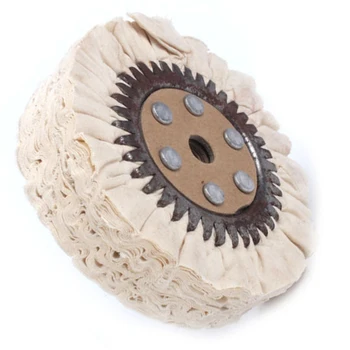 

150mm 66Plys Cotton Airway Buffing Wheel Polishing Pad Discs For Rotary Tools