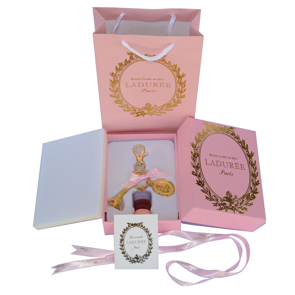 Big size laduree macaron key chain-new box (1)