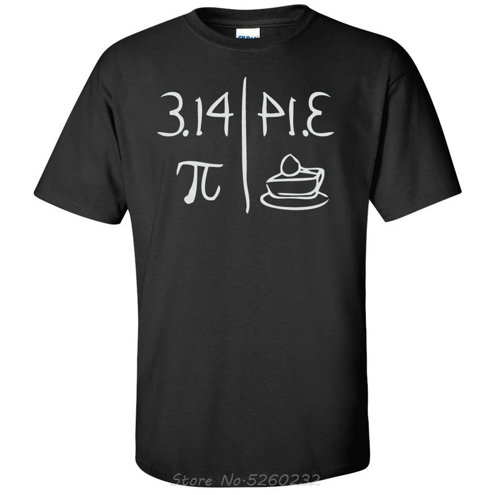Pi и пирог день Математика Geek Забавный еда футболки веб-камера Для мужчин s учитель