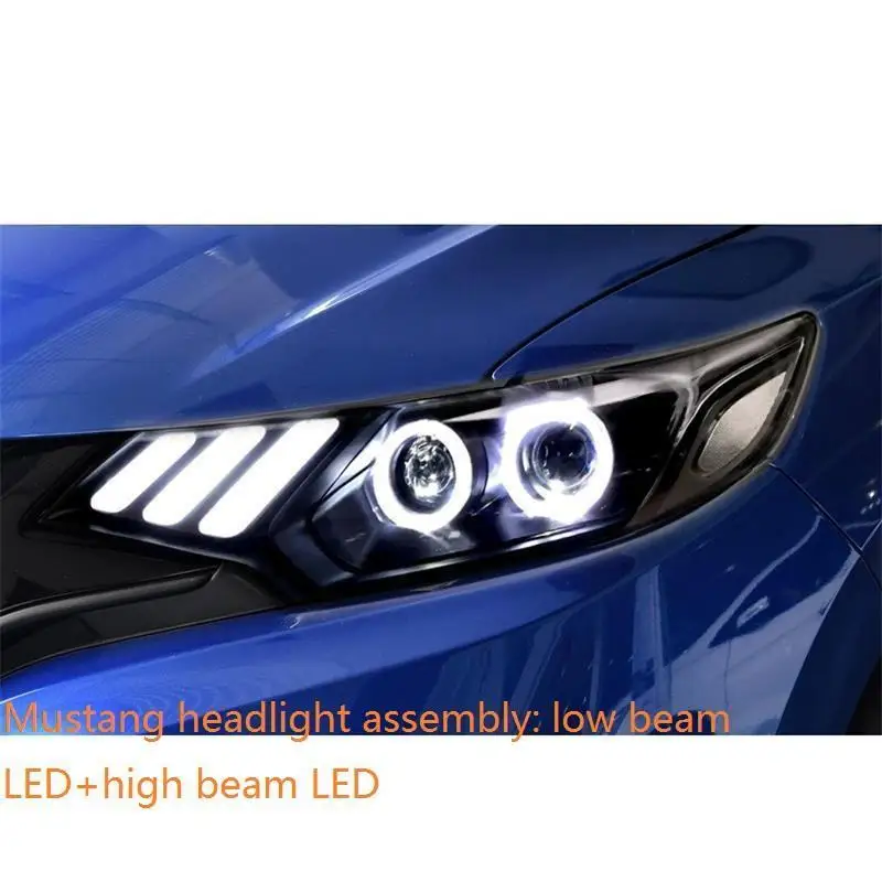 Number 10 Luces Запчасти Аксессуары Neblineros Para Авто дневные Drl светодиодные ходовые Автомобильные фары передние противотуманные фары 18 для Honda Fit - Цвет: Number 10