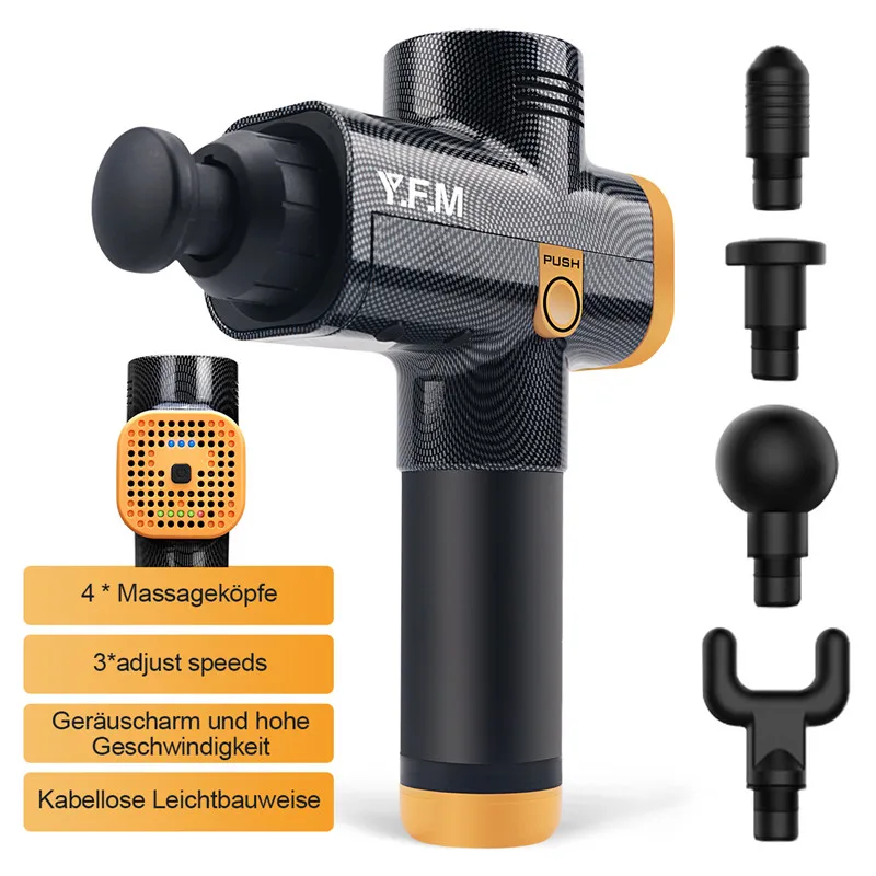 

Electric Massage Pistol Muscle Pain Machine Workout Exercise Relaxation Slimming Fitness Muscle Deep Tissue Therapy Portable