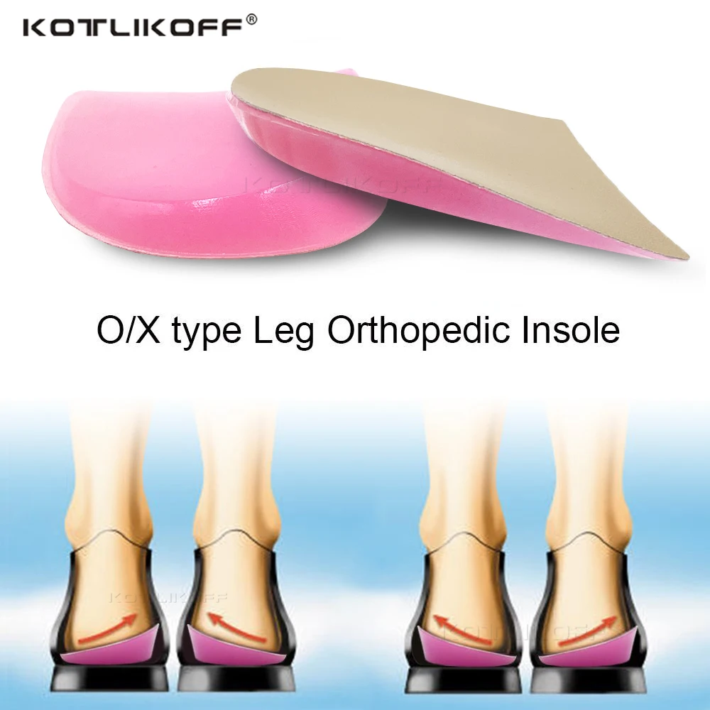 Orthopedic Insoles For Shoes Effective X/O Type Legs Correction