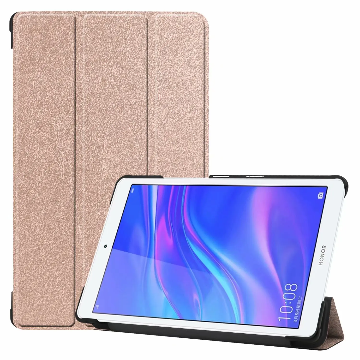 Ультратонкий смарт-чехол из полиуретановой кожи для huawei MediaPad M5 Lite 8,0 JDN2-AL00/W09 8," T5 8,0 чехол для планшета+ пленка+ ручка