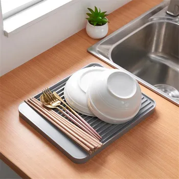 

New Bowl cup drainer Dishes Sink Drain Plastic Tray Cutlery Filter Plate Storage Shelving Rack Drain Board Kitchen Tools Sink
