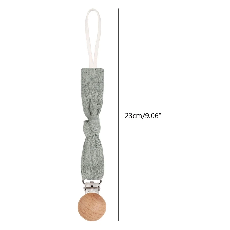 Baby Pacifier Clip Chain Cotton Country Style Pacifier Holder Dummy Clips Handmade Baby Gift pacifier clip pacifier chain pacifier accessories teether clip