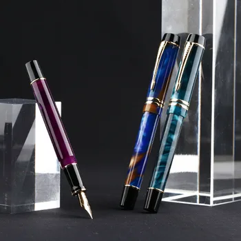 

Moonman M600S Double Color Gifts Office Ink Iridium Fine Nib Practise Device Vacuum Filling For Kids Stationery Fountain Pen