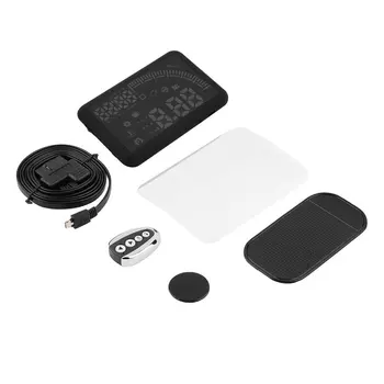 

Head UP HUD Time Display High Brightness Remote Control Over Speed Indication