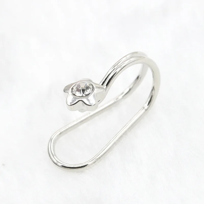 Aretes распродажа, цинковый сплав, трендовые, японская и корейская мода, новые одиночные циркониевые клипсы для ушей, женские Украшения для банкета, серьги - Окраска металла: yinse0700