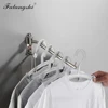 Falangshi Clothes Rack Polished Swivel Clothes Hangers Stainless Steel Wall Mount Hanger Drying Rack Clothes Organization WB3019 2
