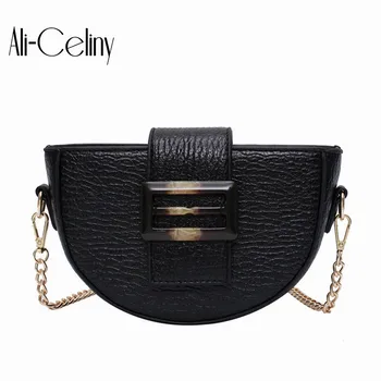 

Bag For Women 2020 Fashion New Design Simple Chain Single Shoulder Messenger Bag Saddle Bag