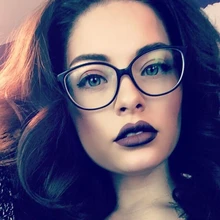 Оправа для очков в стиле кошачьи глаза прозрачные линзы женские Брендовые очки оптические оправы близорукость nerd черная красная оправа для очков