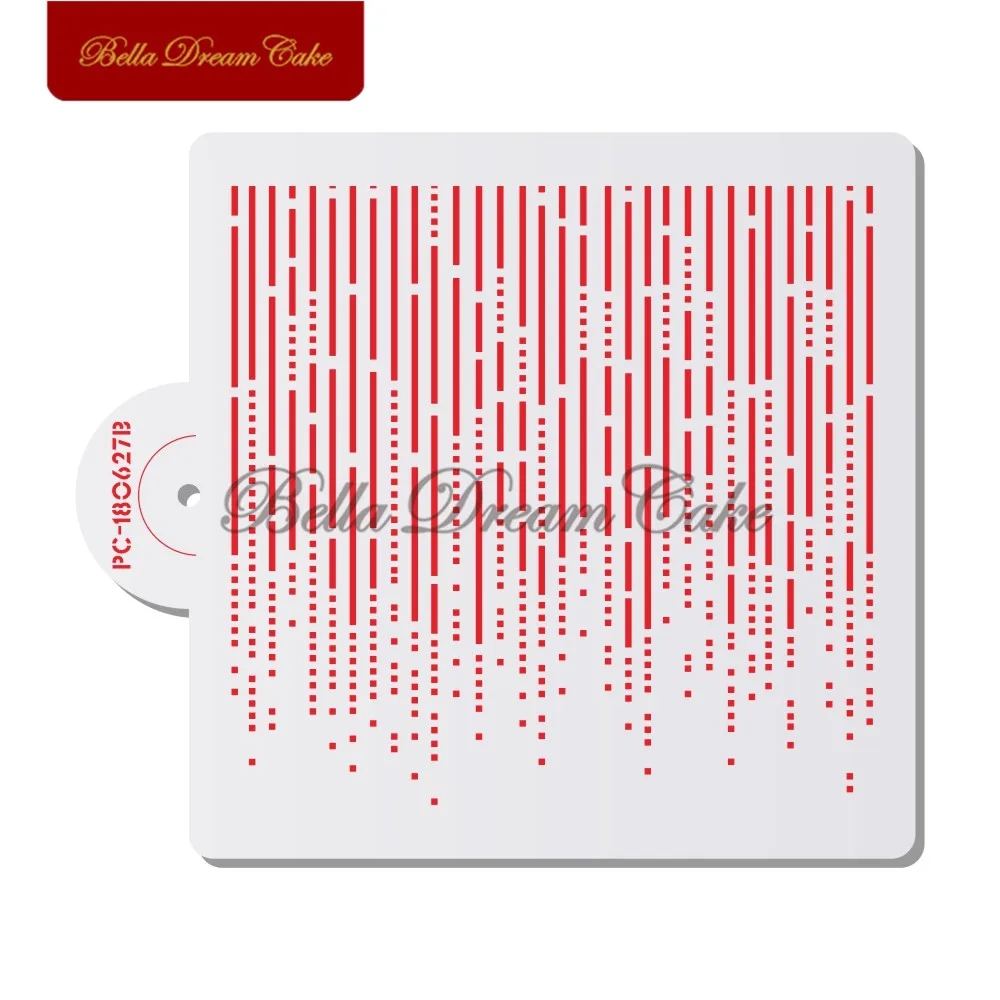 Glimmer Pattern Cake Stencil PET Lace Cake Boder Stencils Template DIY Drawing Cake Mold Cake Decorating Tools Bakeware