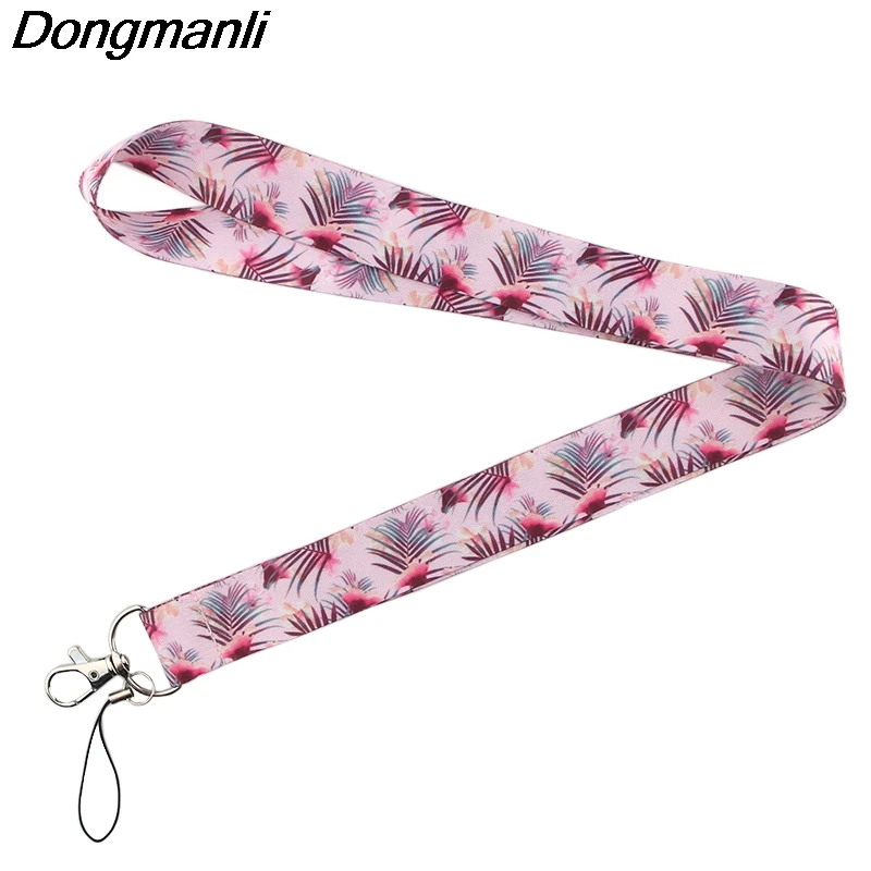 PC219 Модные Листья Lanyards держатель удостоверения личности ID карты пройти Мобильный