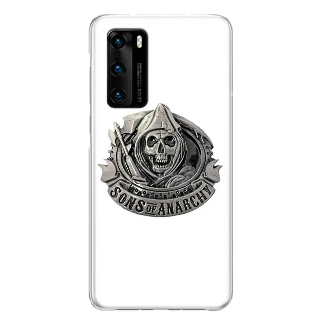 Fashion Sons of Anarchy Case For Huawei Honor 30 30s Play4T 20 9X Pro 8X 10 lite 9A 8A 8C 8S 9 V20 V30 Y5 Y6 Y7 Y9 2019 No.8