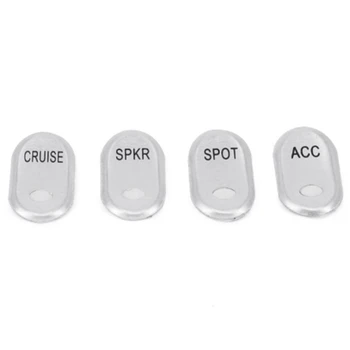 

4 Pcs Motorcycle Rocker Switch Cover Button Cover Kit for Electra Road Glide