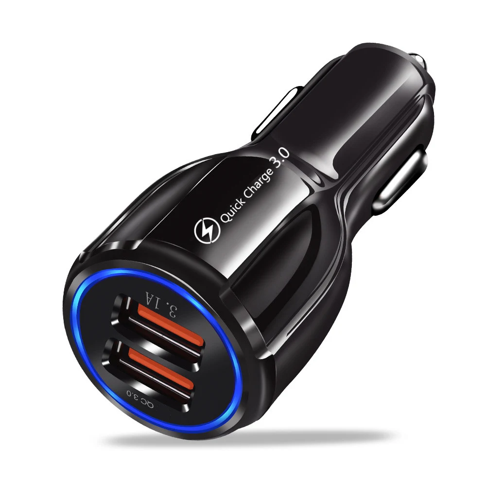iphone car charger 5 Ports Charger in Car Quick USB Car Charger Mobile Phone Fast Charging Charger Adapter in Car For iPhone 12 Xiaomi Huawei GPS car phone charger for iphone Car Chargers