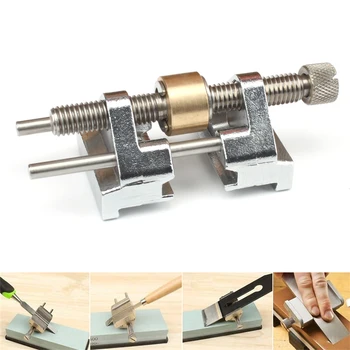

Chisel Plane Blade Sharpening Guide Angle Block Honing Sharpening Jig Gold
