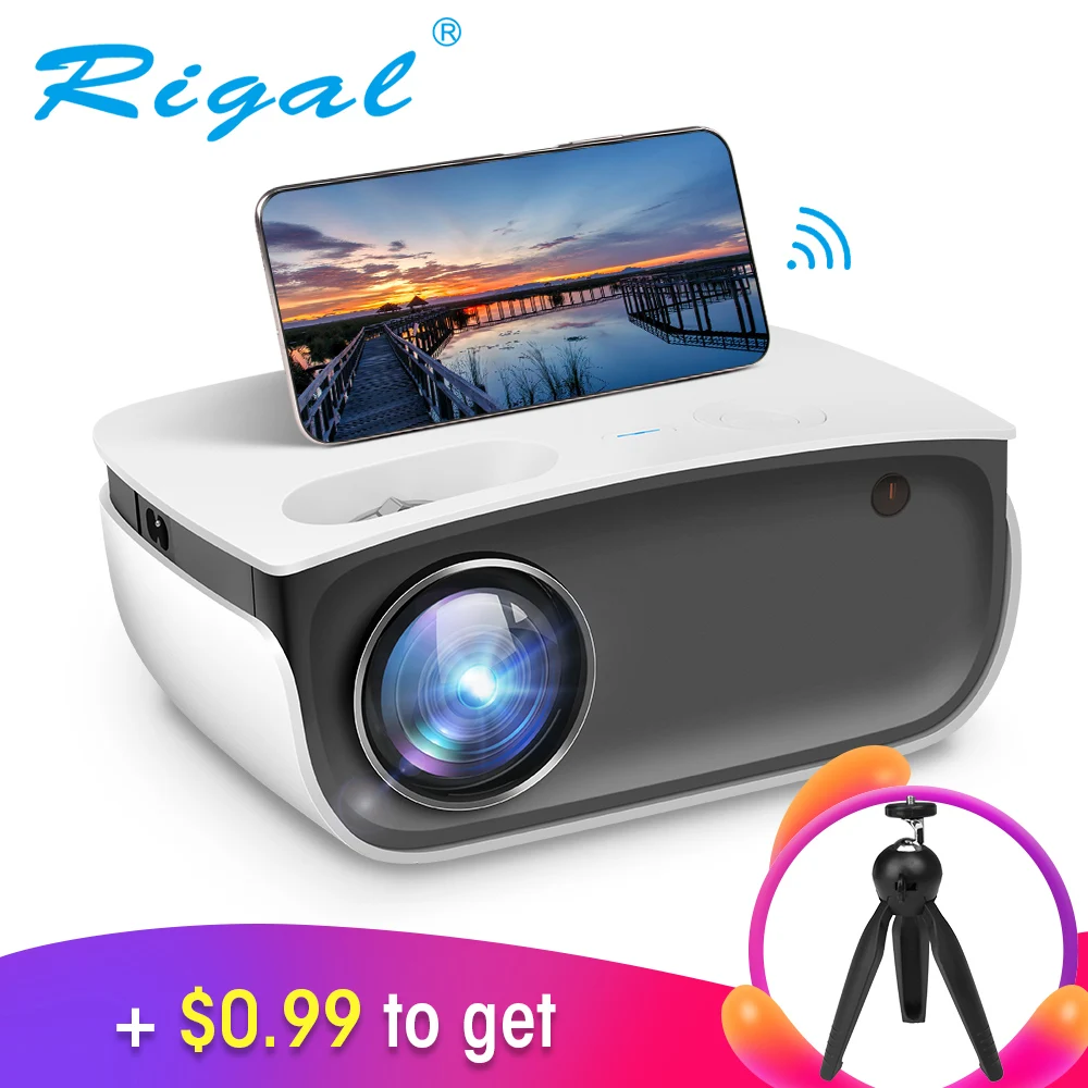 Mini Projector Smartphone Video Android Home Theater 1080P Beamer LED 720P RD850 Rigal