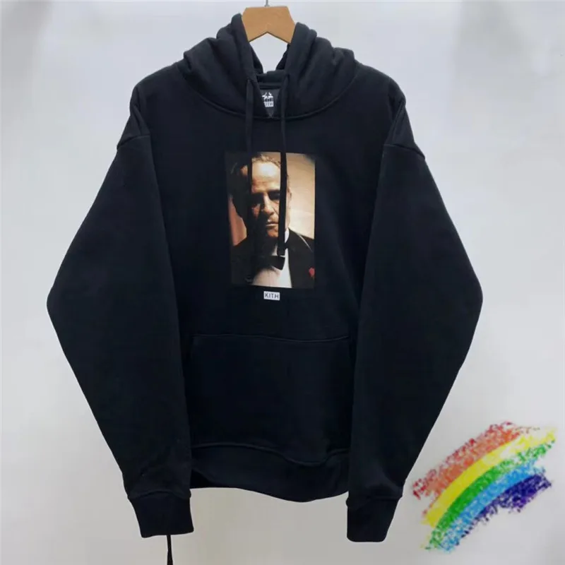 2020FW KITH THE GODFATHER IL PADRINO Hoodie Men Women 1:1 High Quality Inside Tags Sweatshirts Loose KITH Pullover Hoody 2020FW KITH THE GODFATHER IL PADRINO Hoodie Men Women 1:1 High Quality Inside Tags Sweatshirts Loose KITH Pullover Hoody