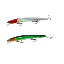 

1PCS Fishing Lure Minnow 13.5cm 14g Fake Baits Long-Range Floating Water 10 Colors Swimming Bait Sea Bass Pike Fishing Tackle