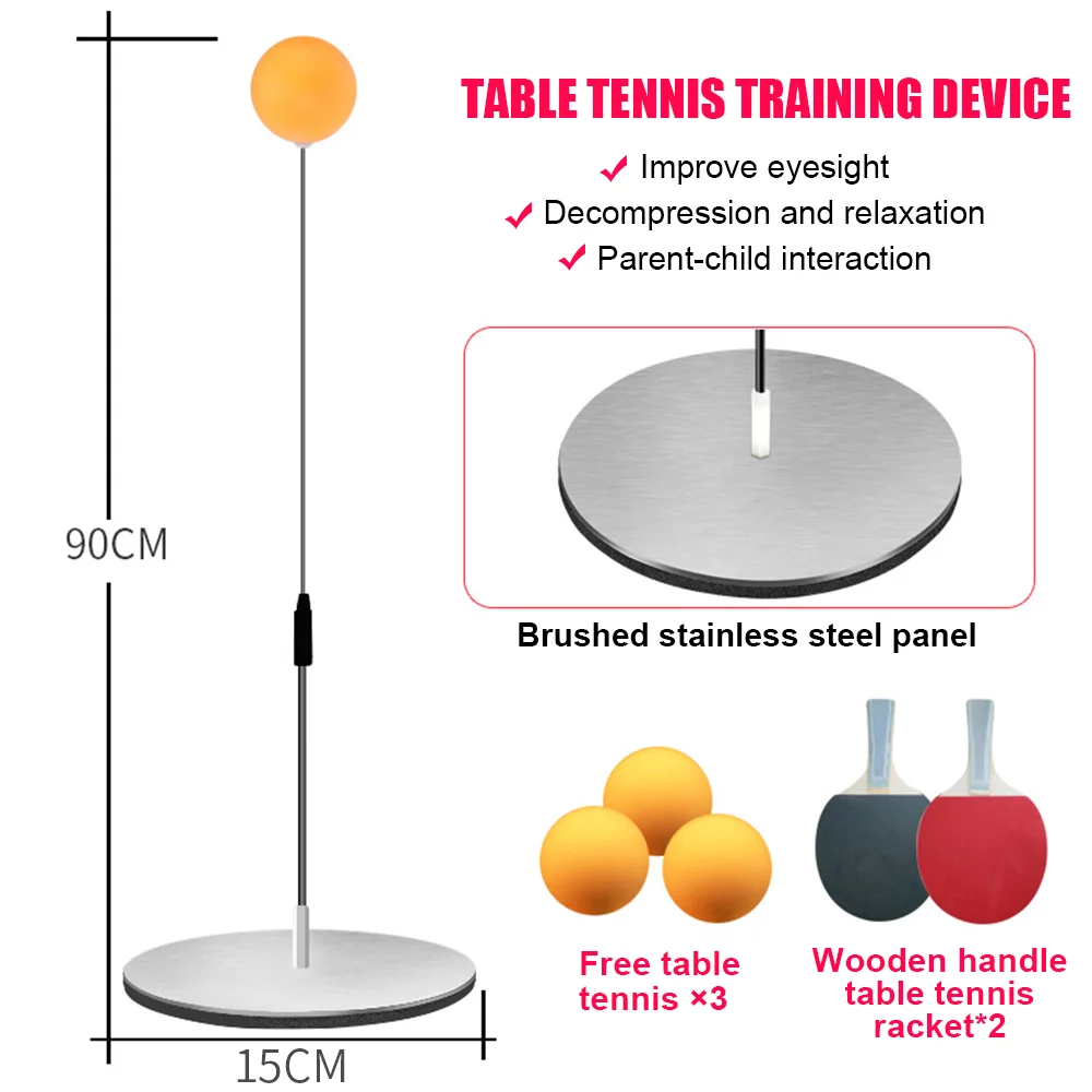 

Ping pong Trainer Pingpong Ball Table Tennis Set Table Tennis Trainer Ball Machine Rackets Padel Robot Flexible Shaft Training