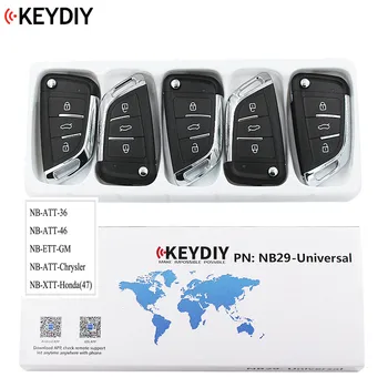 

5PCS,Multi-functional Universal Remote Key for KD900 KD900+ URG200 KD-X2 NB-Series ,KEYDIY NB29 (all functions Chips in one key)