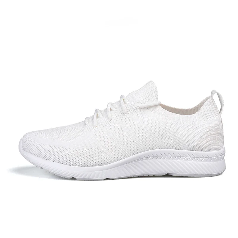 Осенне-зимняя обувь мужская обувь с низким берцем Мужская Спортивная обувь для улицы пара обуви Белая обувь мужская повседневная обувь - Цвет: Белый