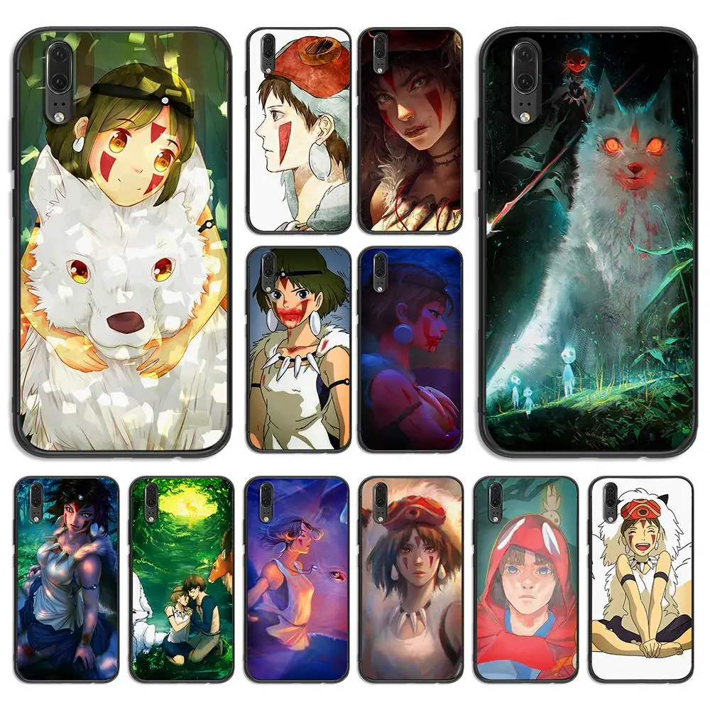 

Princess Mononoke for Huawei P8 P9 P10 P20 P30 Lite Pro P Smart 2016 2019 TPU Soft Silicone