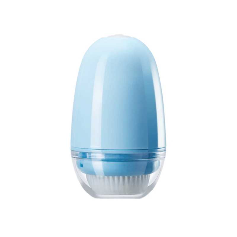 Электрическая Массажная щетка, щетка для очищения лица, щетка для скруббера лица IPX5, водонепроницаемая Очищающая щетка, очищающая, отшелушивающая щетка - Цвет: Blue