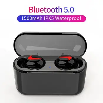 

V5.0 Earphones TWS Wireless Headphons Sport HBQ Q32 Earbuds 3D Stereo Headset With Mic For iPhone All Phone R20