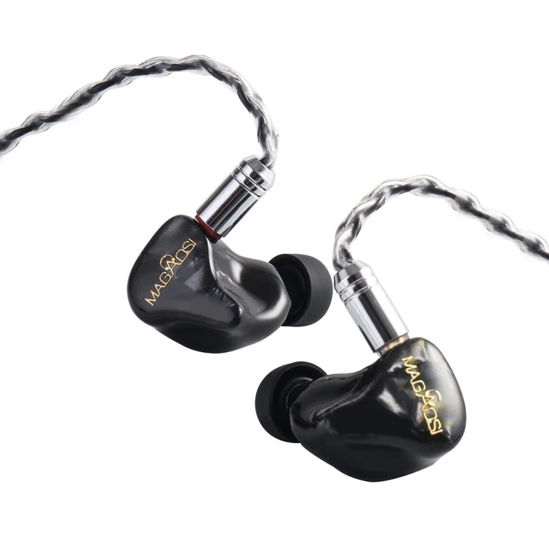 Magaosi V3 2BA 1DD Driver Hybrid HiFi In ear Earphones Noise Reduction Earbuds with 2pin Detachable cable for Audiophile IEM