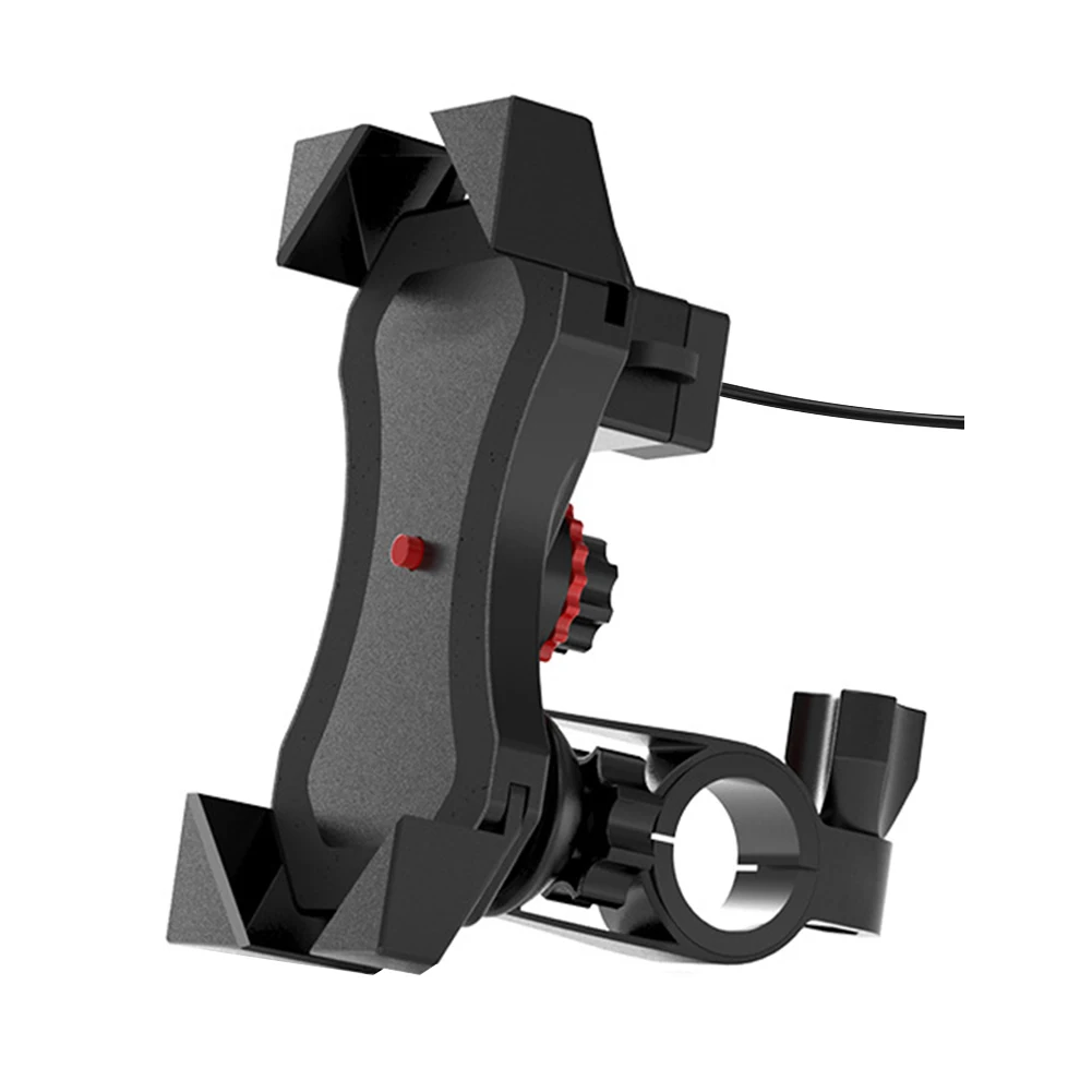 Держатель для мобильного телефона мотоцикла с поддержкой USB быстрой 2.1A зарядное устройство вращение на 360 градусов для Moto 4-6 дюймов для huawei Xiaomi