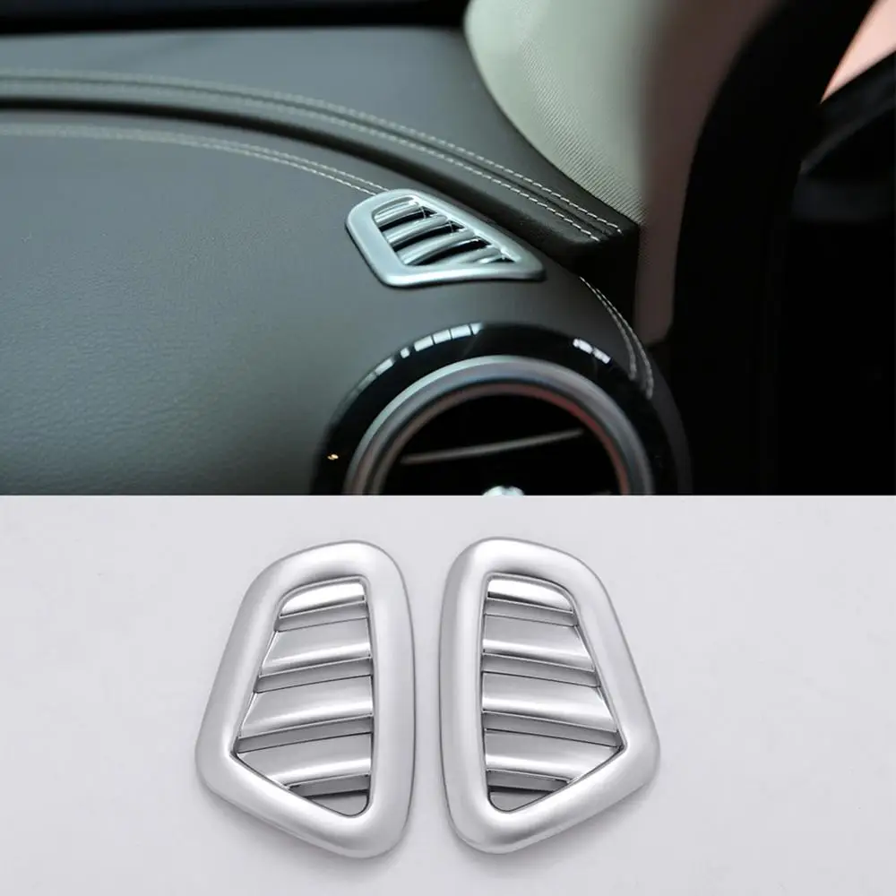 

Chrome ABS Dashboard Side Air Conditioning Outlet Cover Trim for Mercedes Benz W213 E Class E200l E300l 2016-17 Model Accessory
