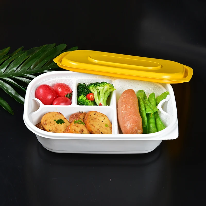 Одноразовый пластиковый Ланч-бокс Bento