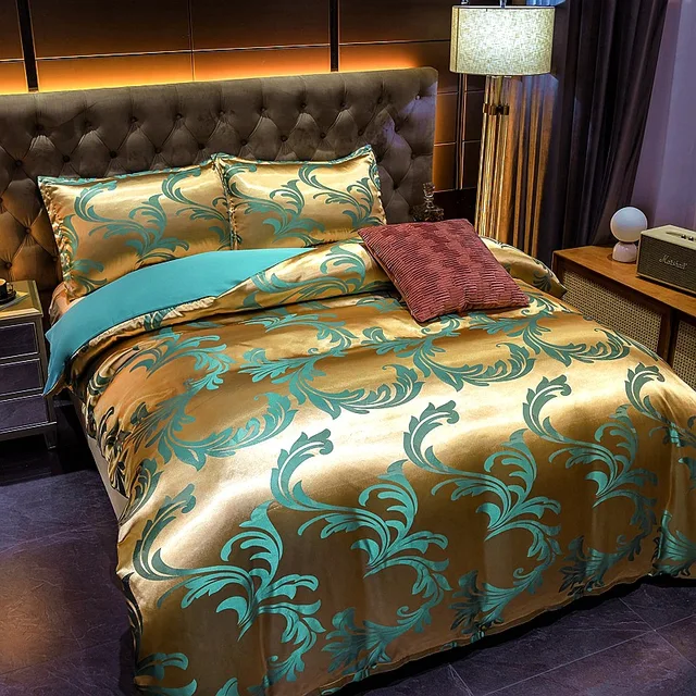 2021 Luxury 2 or 3pcs Bedding Set High Quality Duvet Cover Sets 1 Quilt Cover + 1/2 Pillowcases Twin Double Full Queen King 1