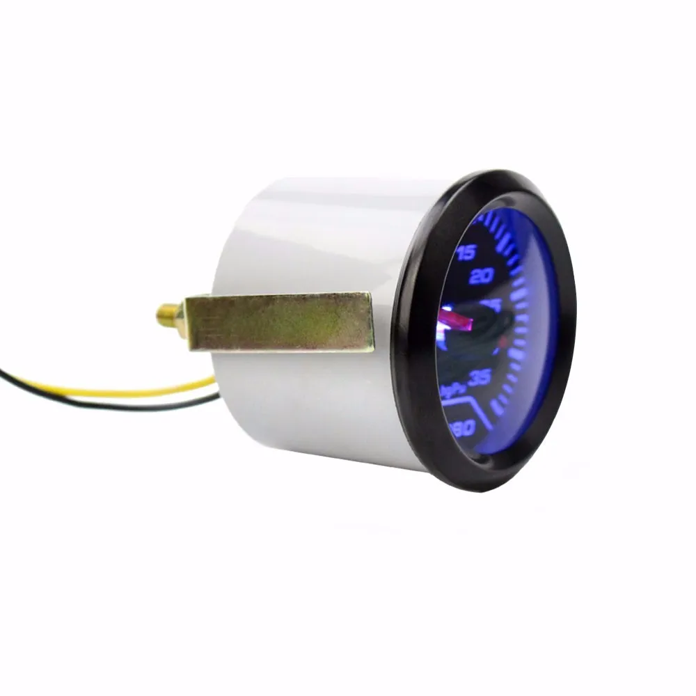 YOMI 2 &quot52 мм авто турбо Boost Gauge 30 дюймов. hg ~ 35 фунтов/кв. дюйм турбометр синий