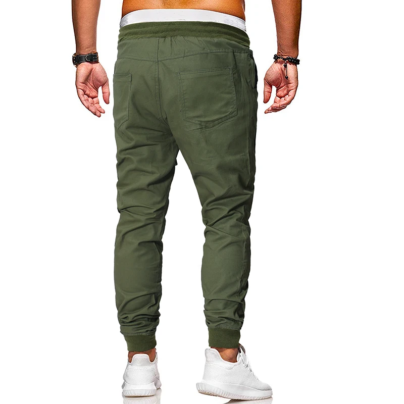 Мужские штаны уличная джоггеры Pantalon Hombre chandal зимние свободные камуфляжные хип-хоп средней длины брюки карго на шнурке