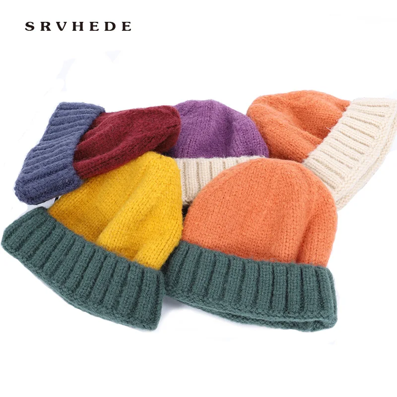 Шапки женские зимние шапки для женщин вязаный берет шапки зимние женские шапки брендовые лыжные шерстяные меховые спортивные шапка куполообразная шапка