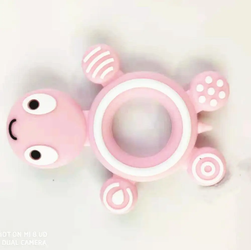 Imebaby Детские Прорезыватели черепаха мультфильм Силиконовые грызуны BPA Бусины DIY